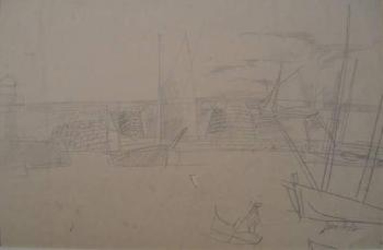 Bateaux au port by Jean Dufy