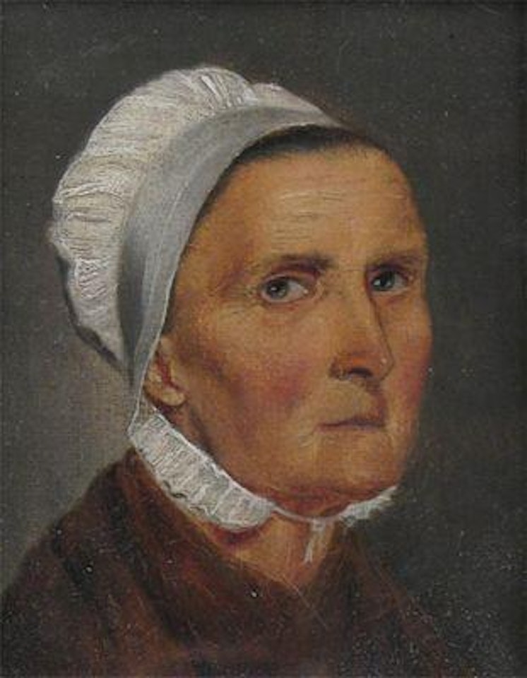 Study of a country woman by Eugène Joseph Verboeckhoven