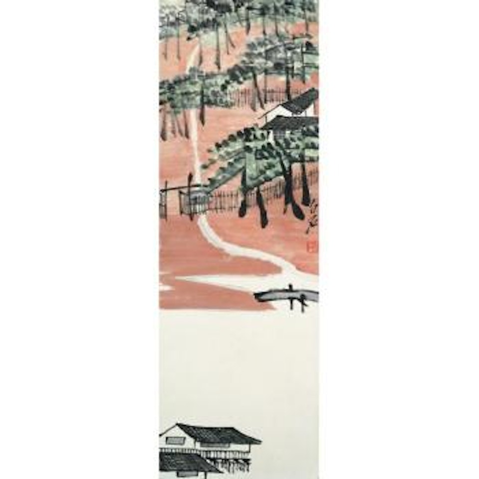 House Beside The Lake by Qi Baishi
