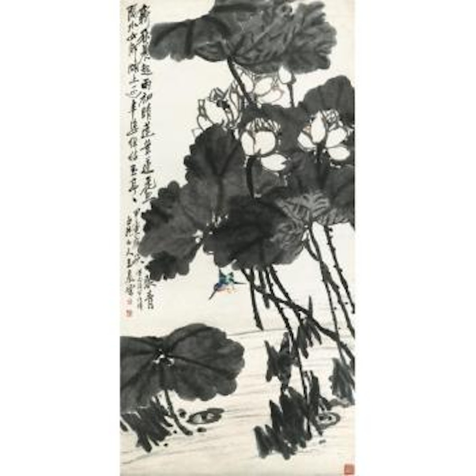 Lotus And Bird by Wang Zhen