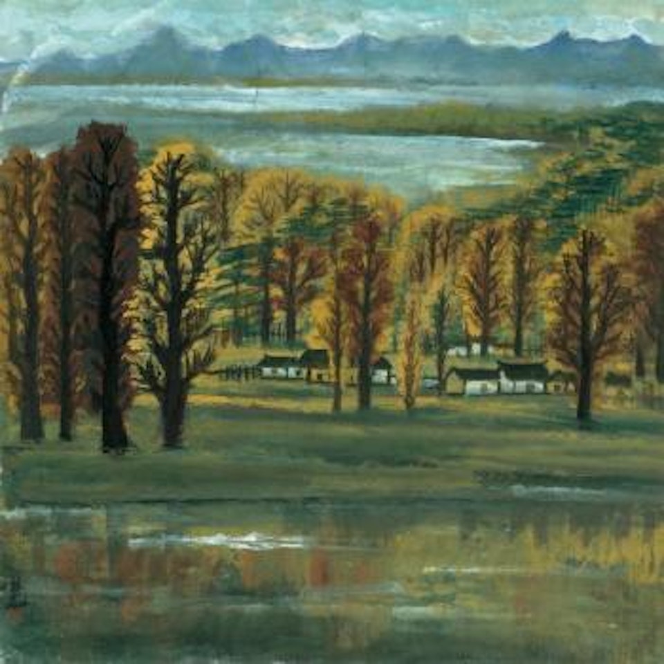 Autumn Lake by Lin Fengmian
