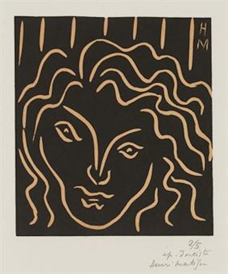 Tête de Femme au Mascaron (Duthuit-Matisse 702) by Henri Matisse