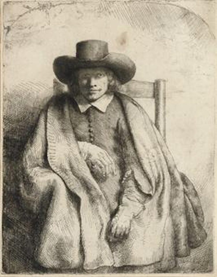 Clement de Jonghe, Printseller (B., Holl. 272; H. 251) by Attributed to Rembrandt Harmensz van Rijn