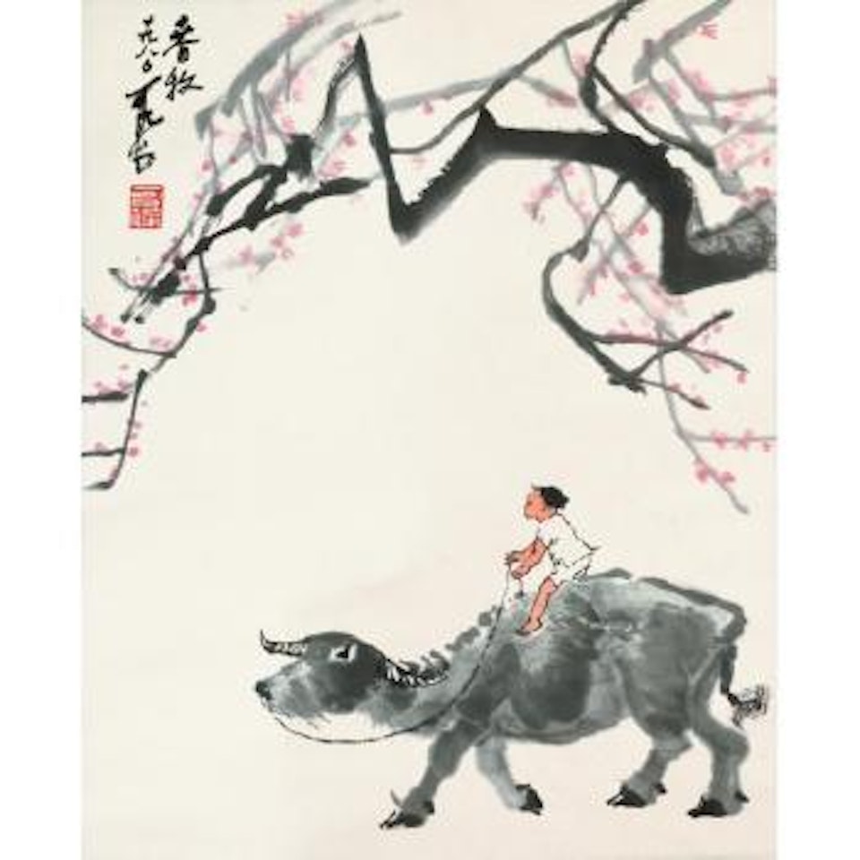Spring Herding by Li Keran