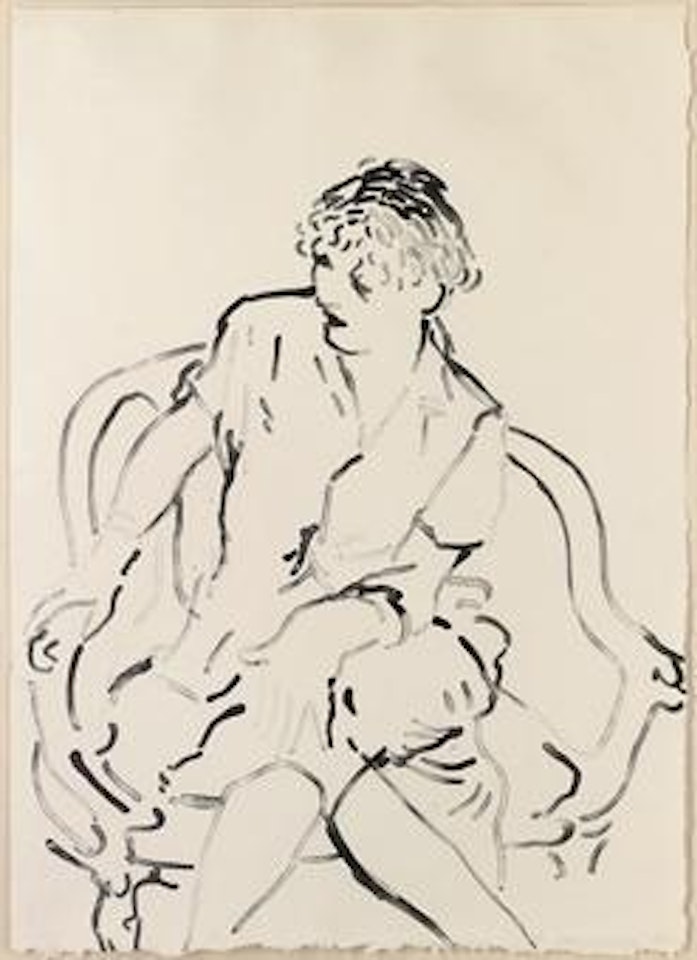 Celia Inquiring (Gemini 835; Tokyo 223) by David Hockney