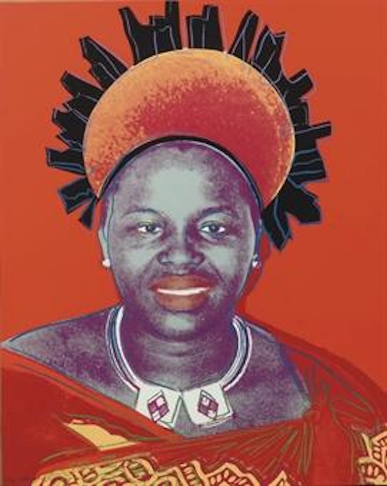 Queen Ntombi Twala, from Reigning Queens (F. & S. II.349A) by Andy Warhol