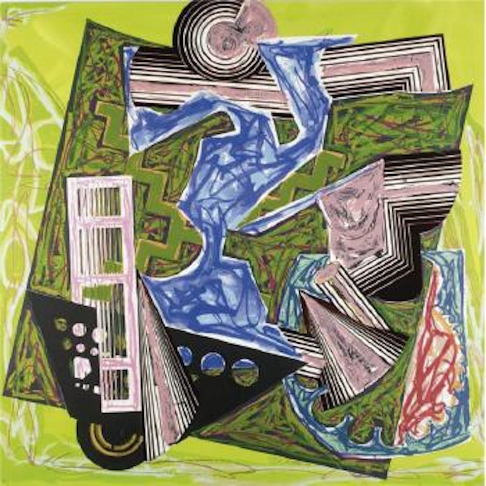 Then Water Came And Quenched The Fire (Illustration After El Lissitzky's 'Had Gadya' 1982-4) by Frank Stella