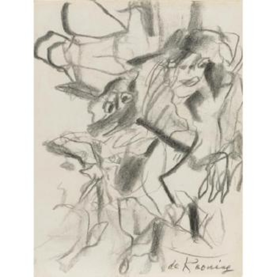 Two Figures by Willem de Kooning