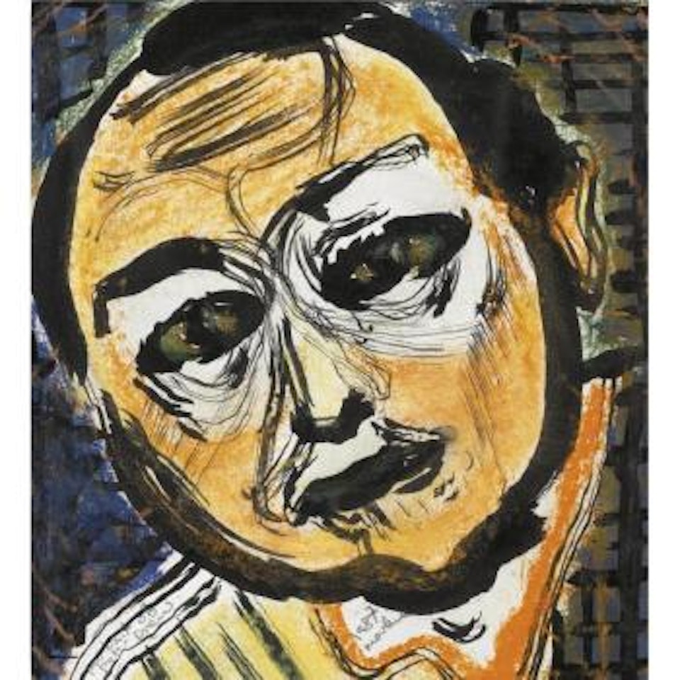 Portrait Of Peter Drew by Marlene Dumas