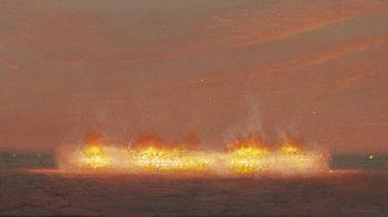 Night Passage by Tim Storrier