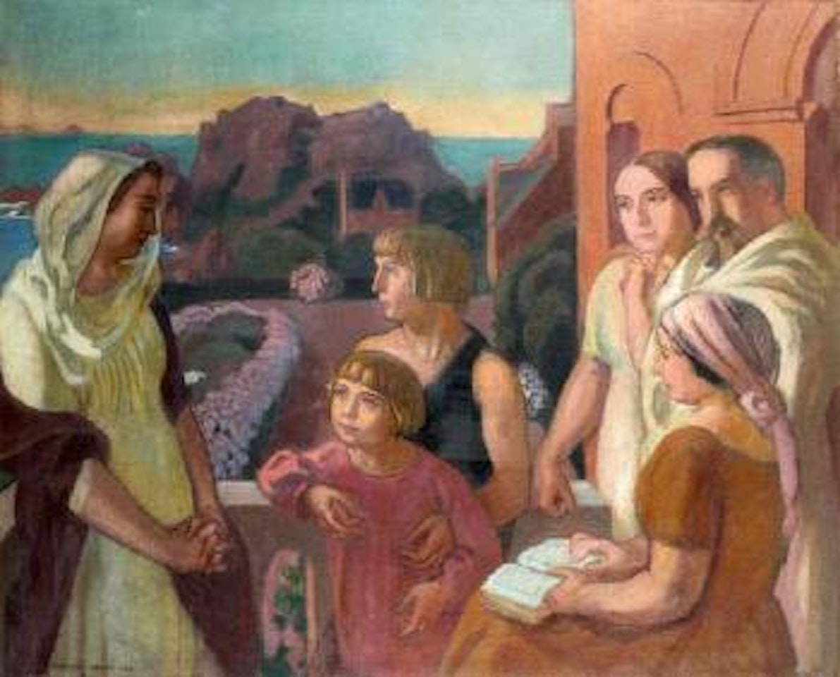 Le peintre et sa famille a silencio by Maurice Denis