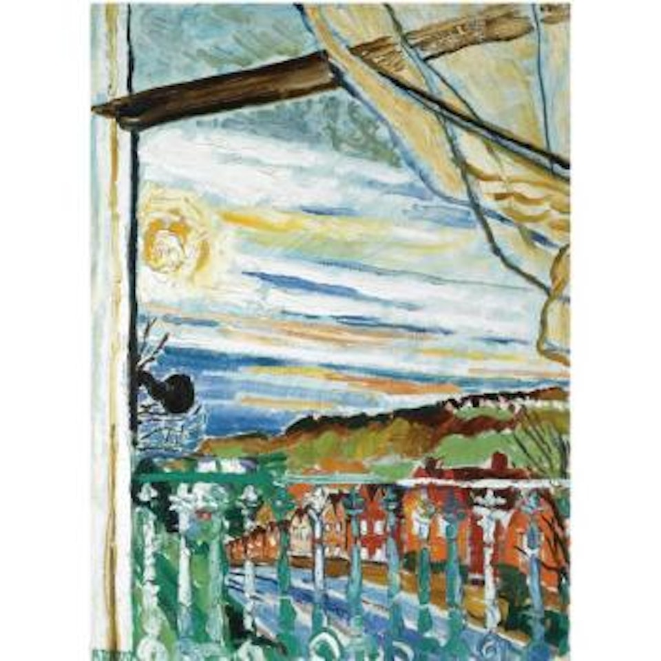 Sunset Over The Bourne by John Bratby