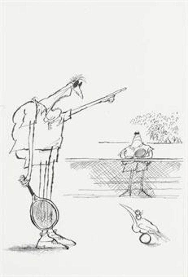 Court confusion by Ronald Searle