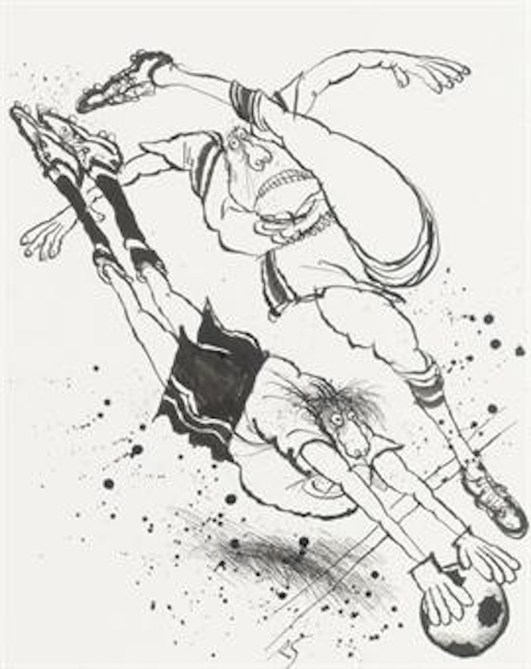 Saved on the line by Ronald Searle