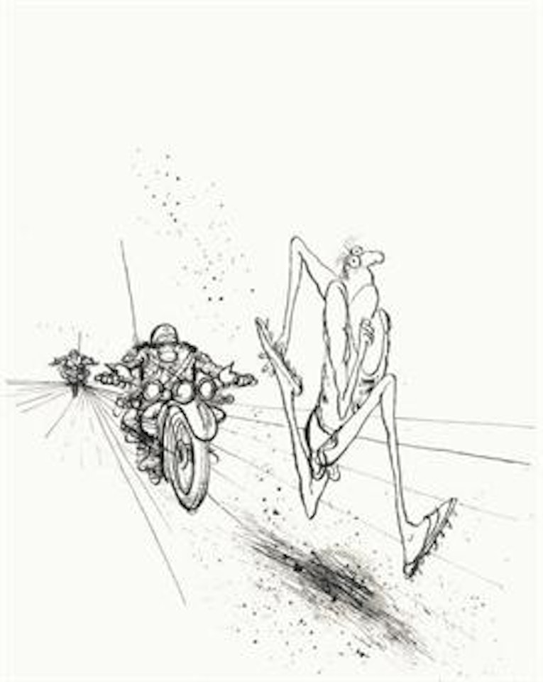 Marathon man by Ronald Searle