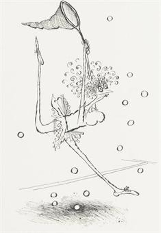Catching bubbles by Ronald Searle