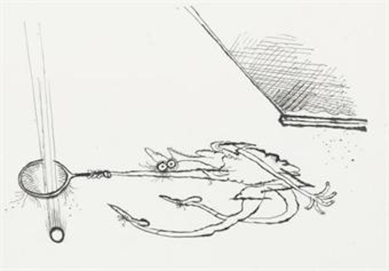 A hole in the racket by Ronald Searle