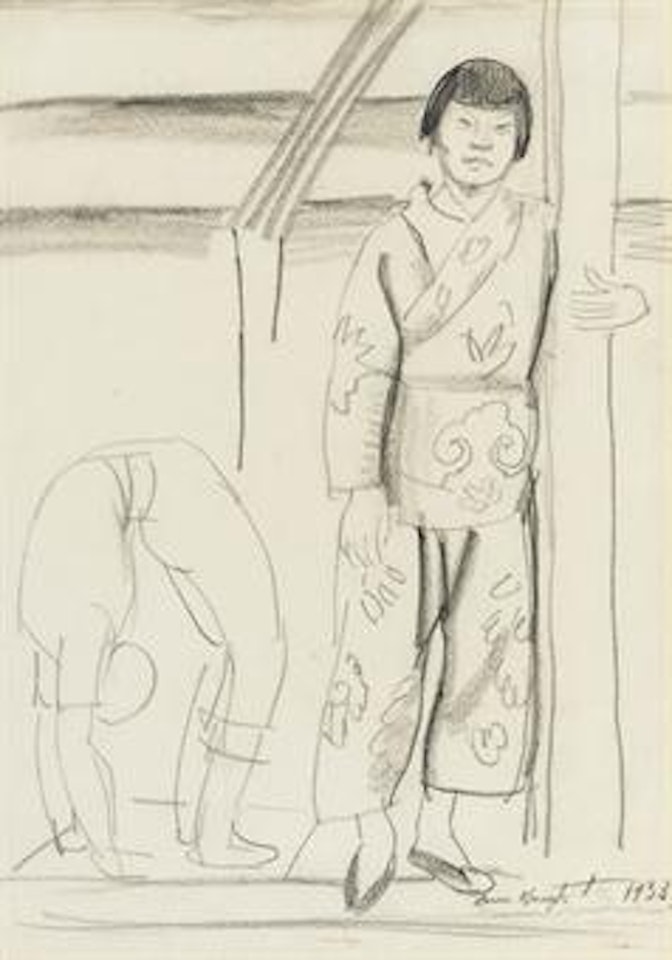 At the circus by Laura Knight