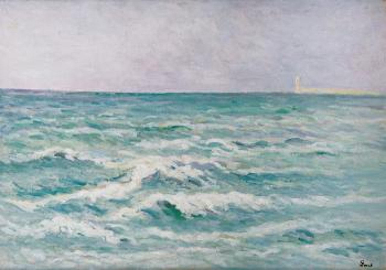La mer au large de Treport by Maximilien Luce