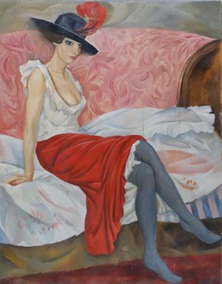 Portrait d'une elegante by Boris Grigoriev