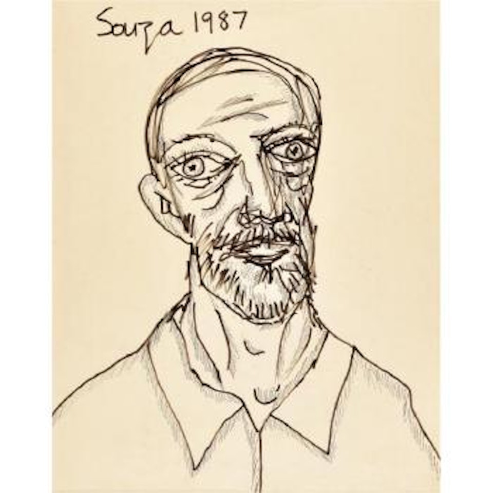 Untitled (Self Portrait) by Francis Newton Souza