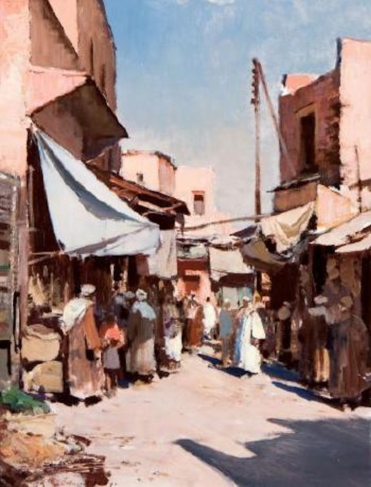 Street in Marrakech by Edward Seago