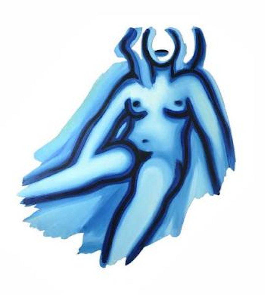 Blue Nude #4 by Tom Wesselmann