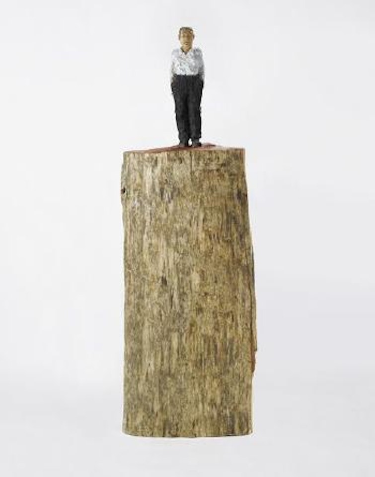 Male Figure, from the series Eight Men Moving by Stephan Balkenhol