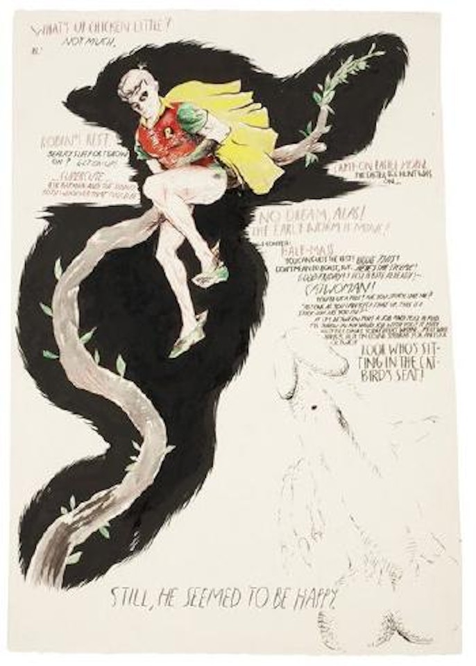 No Title (What's up Chicken...) by Raymond Pettibon