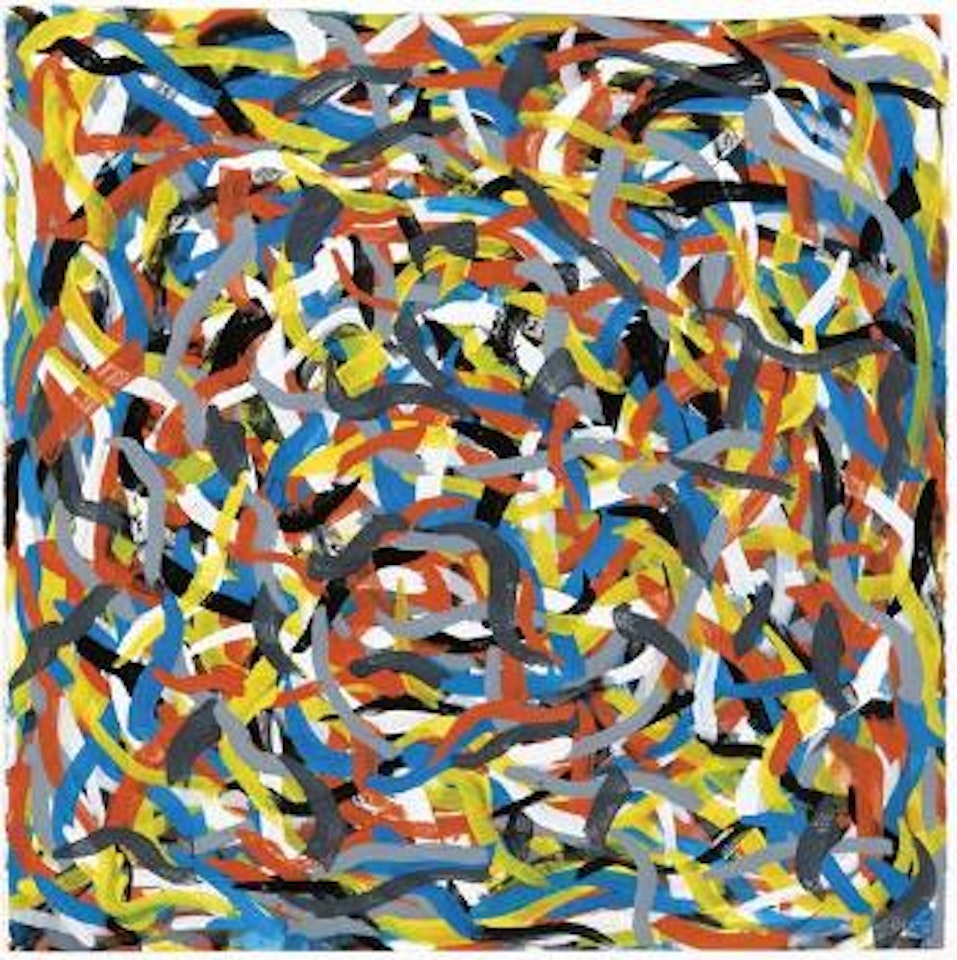 Brushstrokes by Sol LeWitt