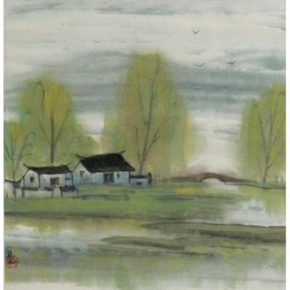 West Lake In Spring by Lin Fengmian
