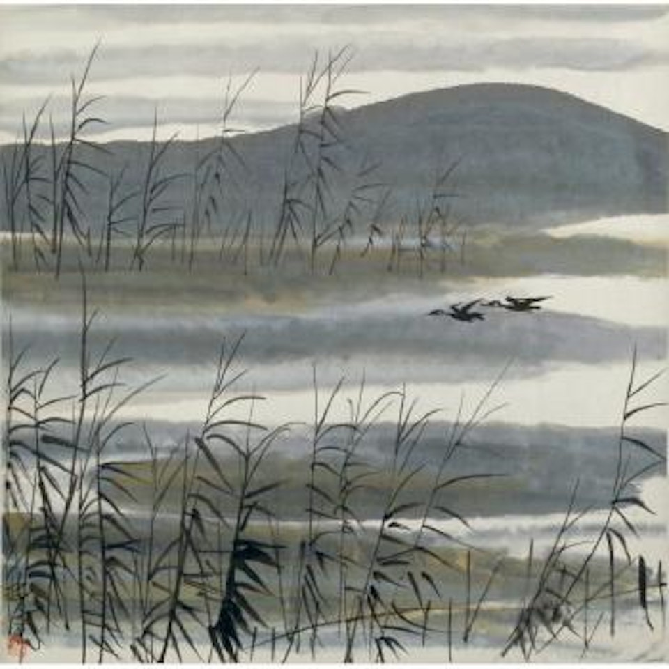 Flying Geese by Lin Fengmian