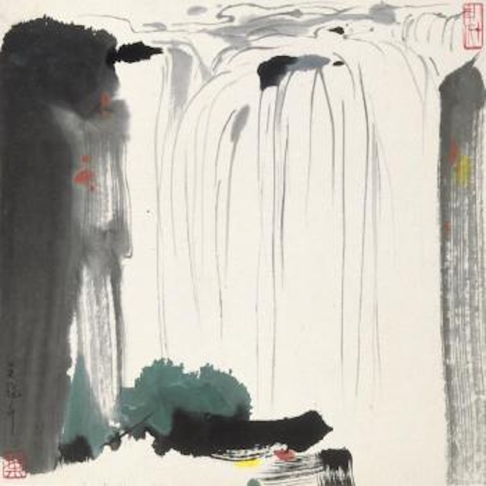Waterfall by Wu Guanzhong