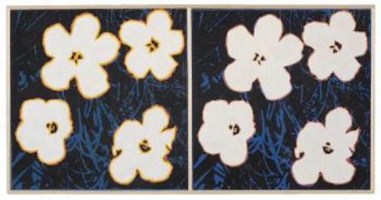 Andy Warhol 'Two Flowers' by Richard Pettibone