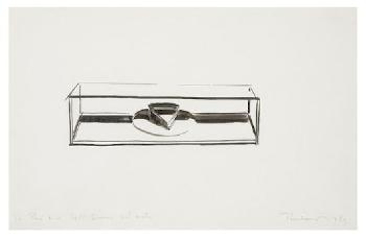 Untitled (Pie Case) by Wayne Thiebaud