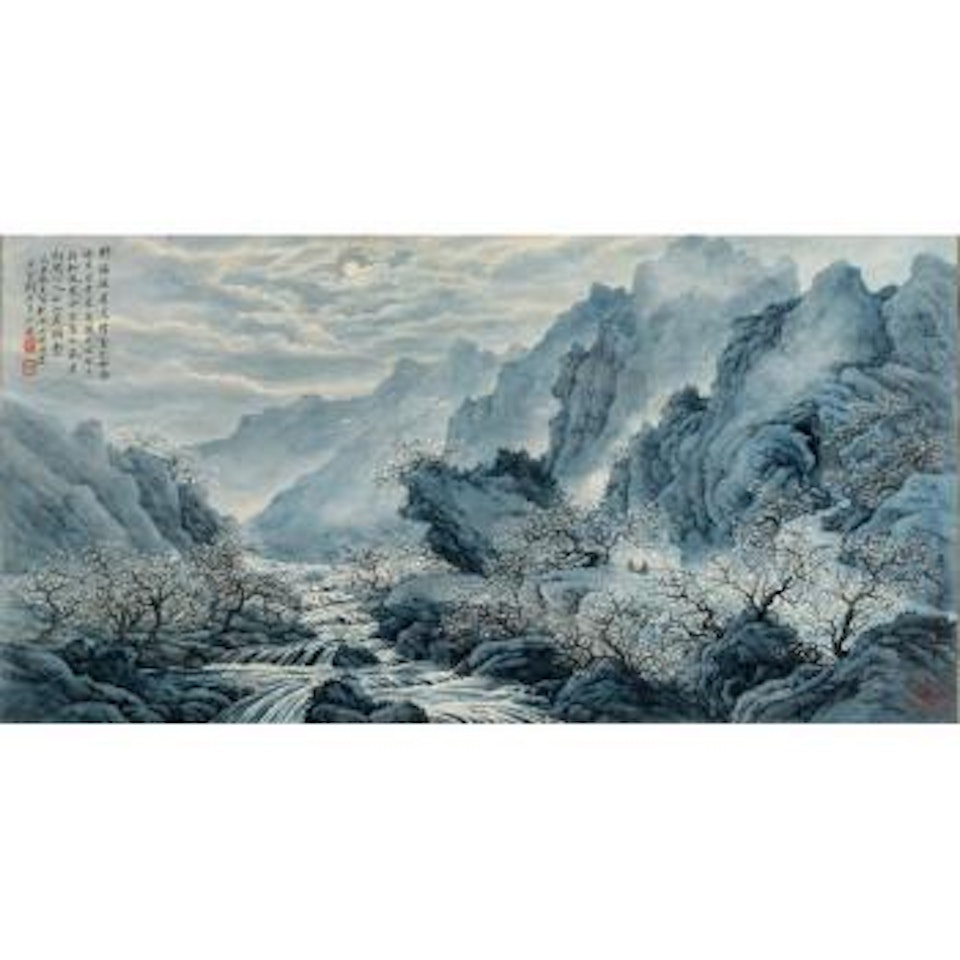 Plum Blossoms In The Moonlight by Lengyue Tao