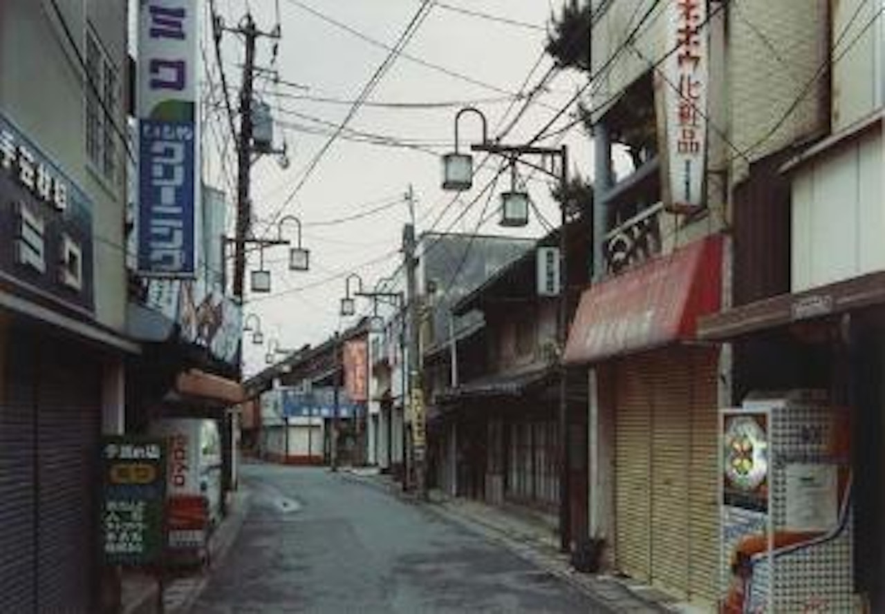 Old Main Street in the Evening, Yamaguchi by Thomas Struth