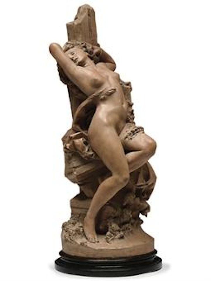 A French Figure Entitled 'Angelique' by Albert-Ernest Carrier-Belleuse