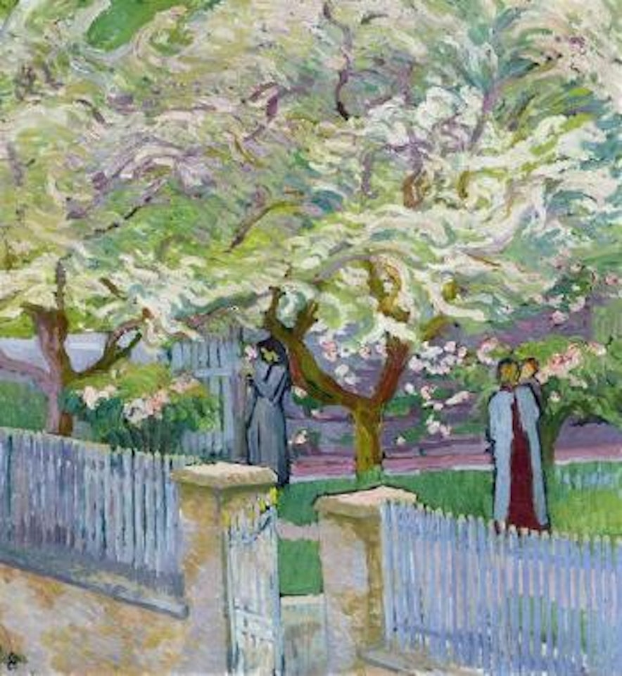 Garten im Fuhling by Giovanni Giacometti