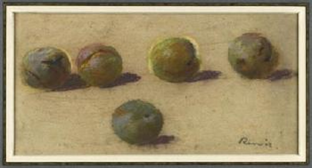 Study of plums by Pierre-Auguste Renoir