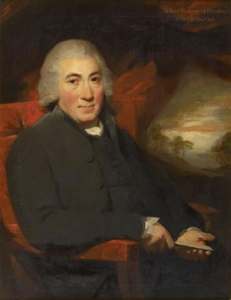 Half length portrait of William Ramsay of Barnton [1732-1807] by Henry Raeburn