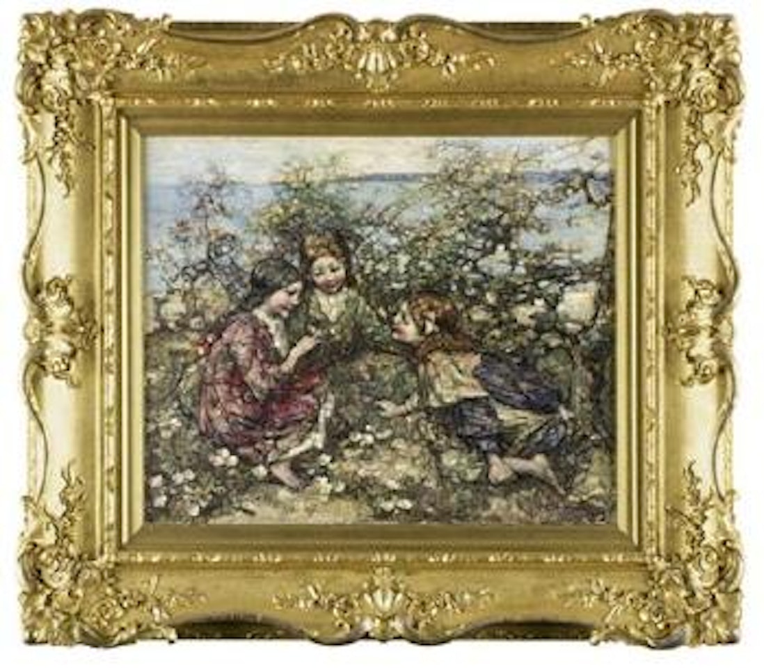 The butterfly by Edward Atkinson Hornel