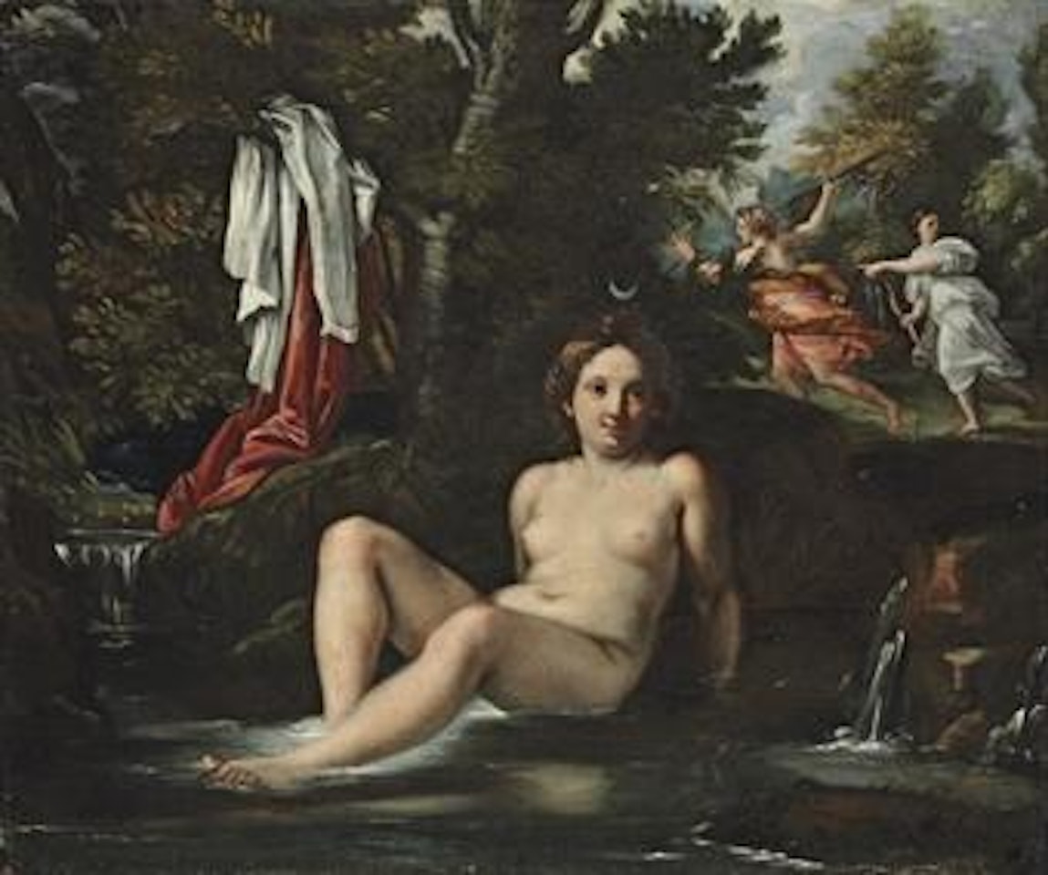 The Bath of Diana by Roman School