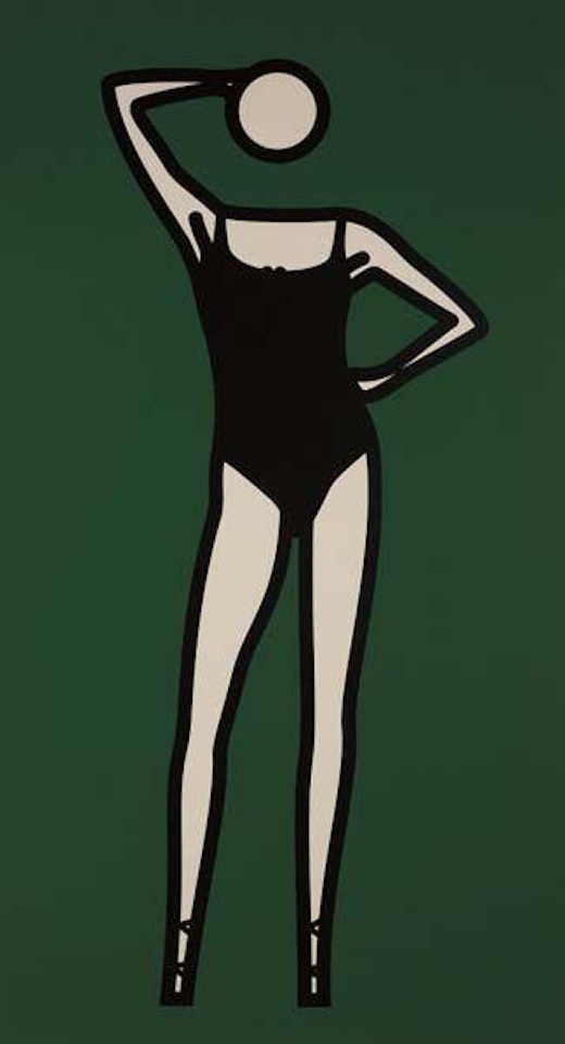 This is Monique (6) by Julian Opie