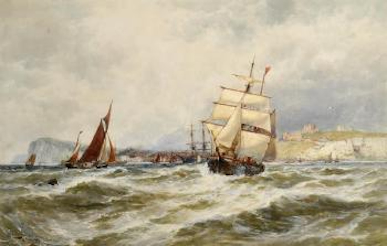 Off Dover. Hastings by Thomas Bush Hardy