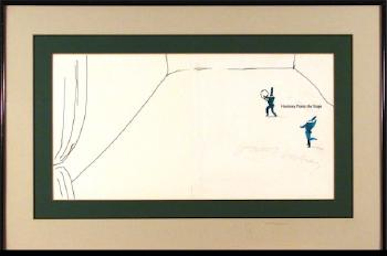 Hockney paints the stage by David Hockney