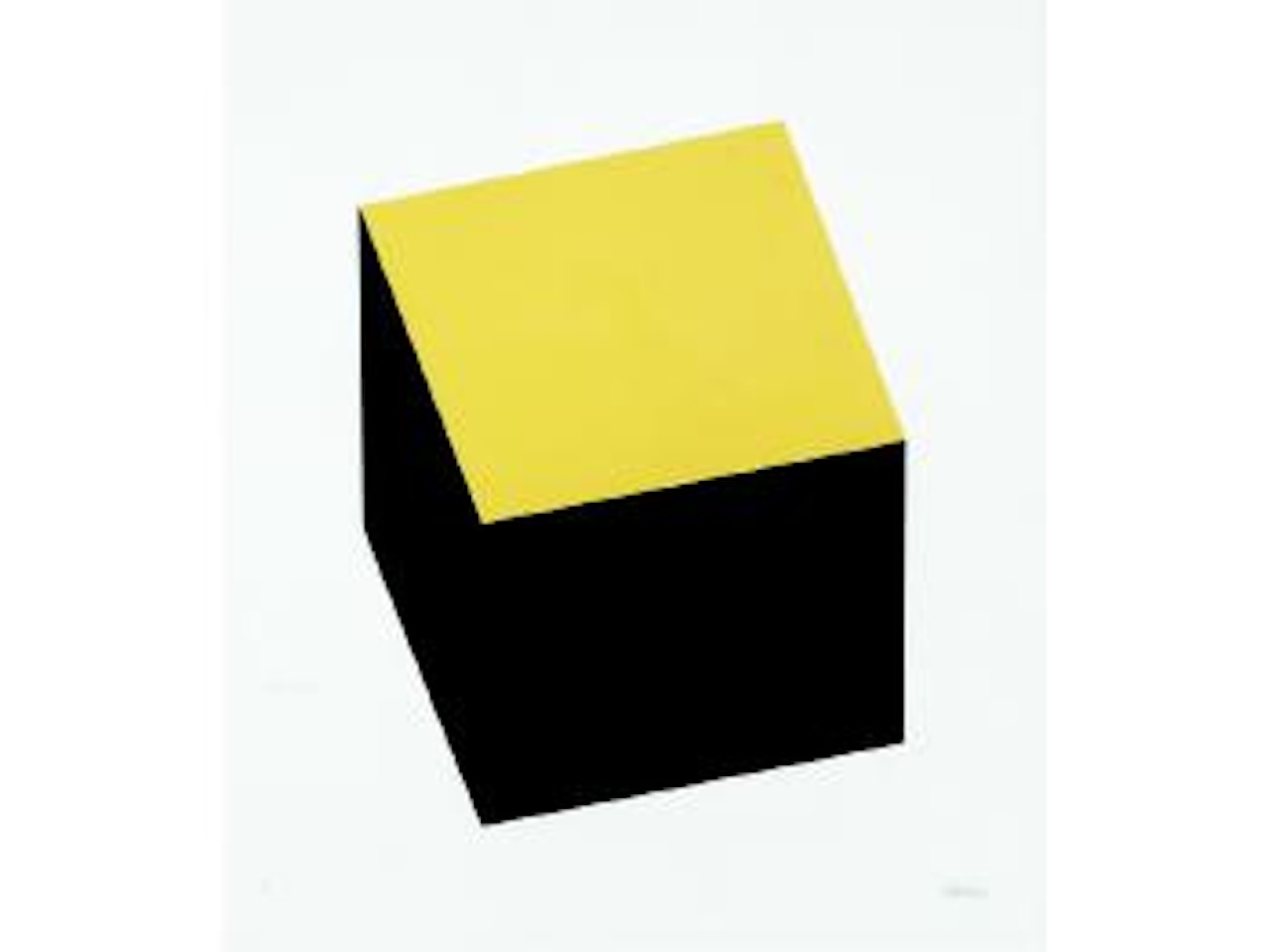 Yellow/black (Axsom 69) by Ellsworth Kelly