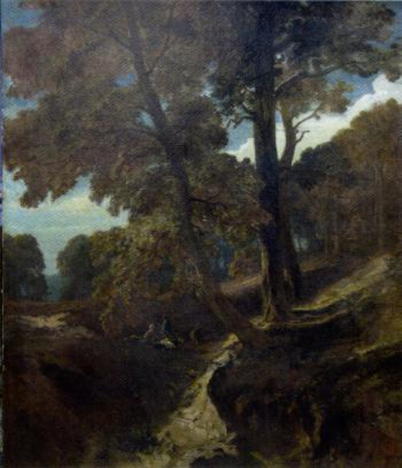 Schaferidylle auf einer Waldlichtung by Charles Hoguet