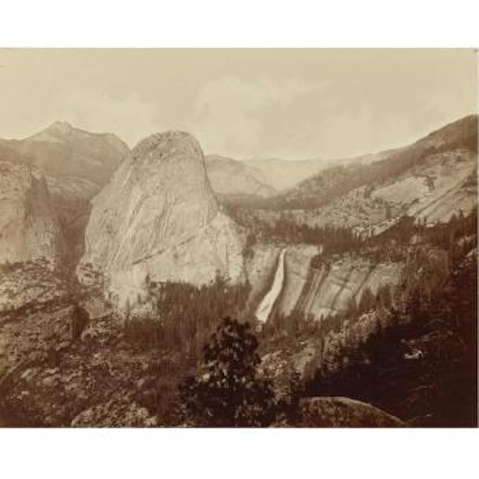 Clouds Rest. Valley Of The Yosemite. by Eadweard Muybridge
