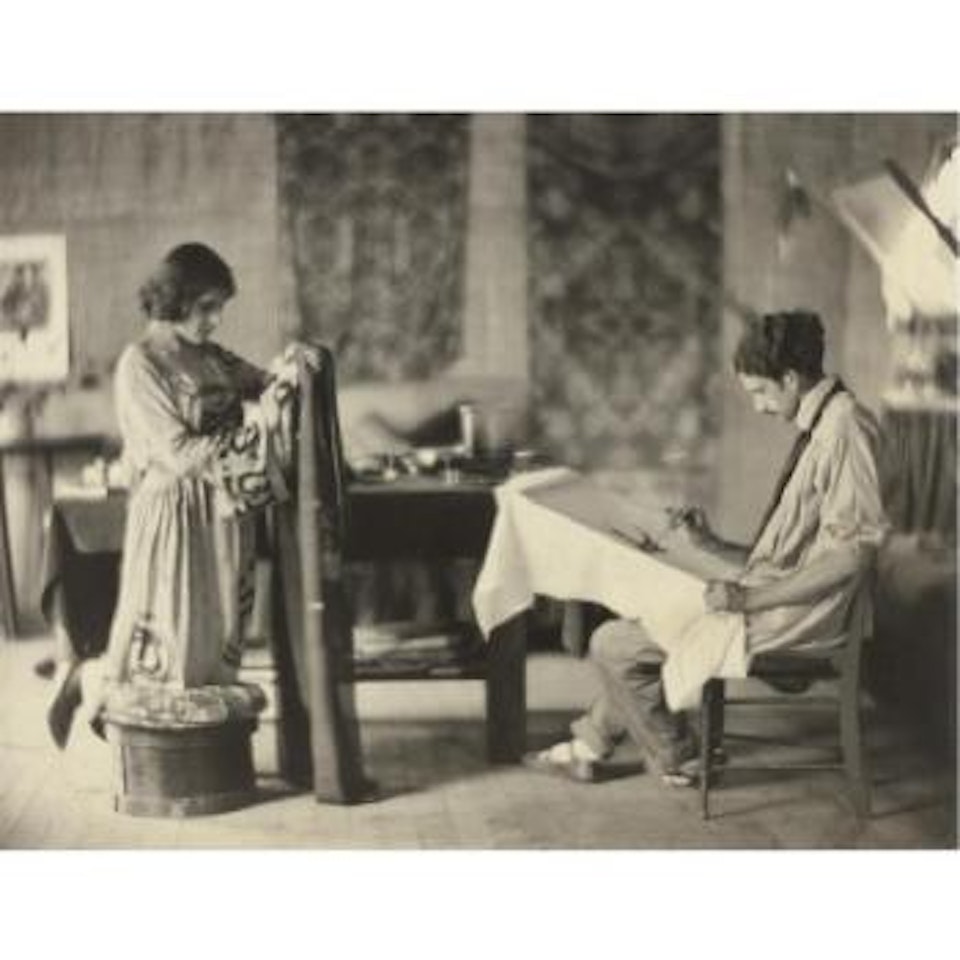 Tina Modotti And Roubaix De Labrie Richey by Walter Fredrick Seely